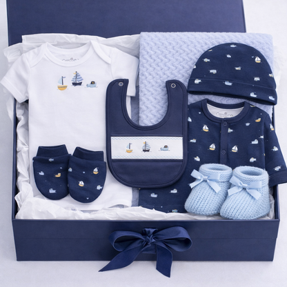 Baby Boys Sailor 5 Piece Gift Set