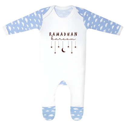 Classic Baby Cloud Sleepsuit - Ramadan Star