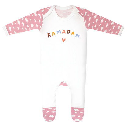 Classic Baby Cloud Sleepsuit - Ramadan Love