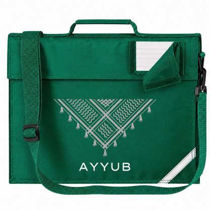 Personalised Madressah Book Bag with Strap - Keffiyeh