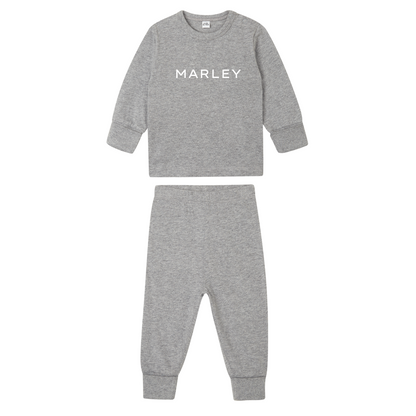 Personalised Organic Baby Pyjama Set