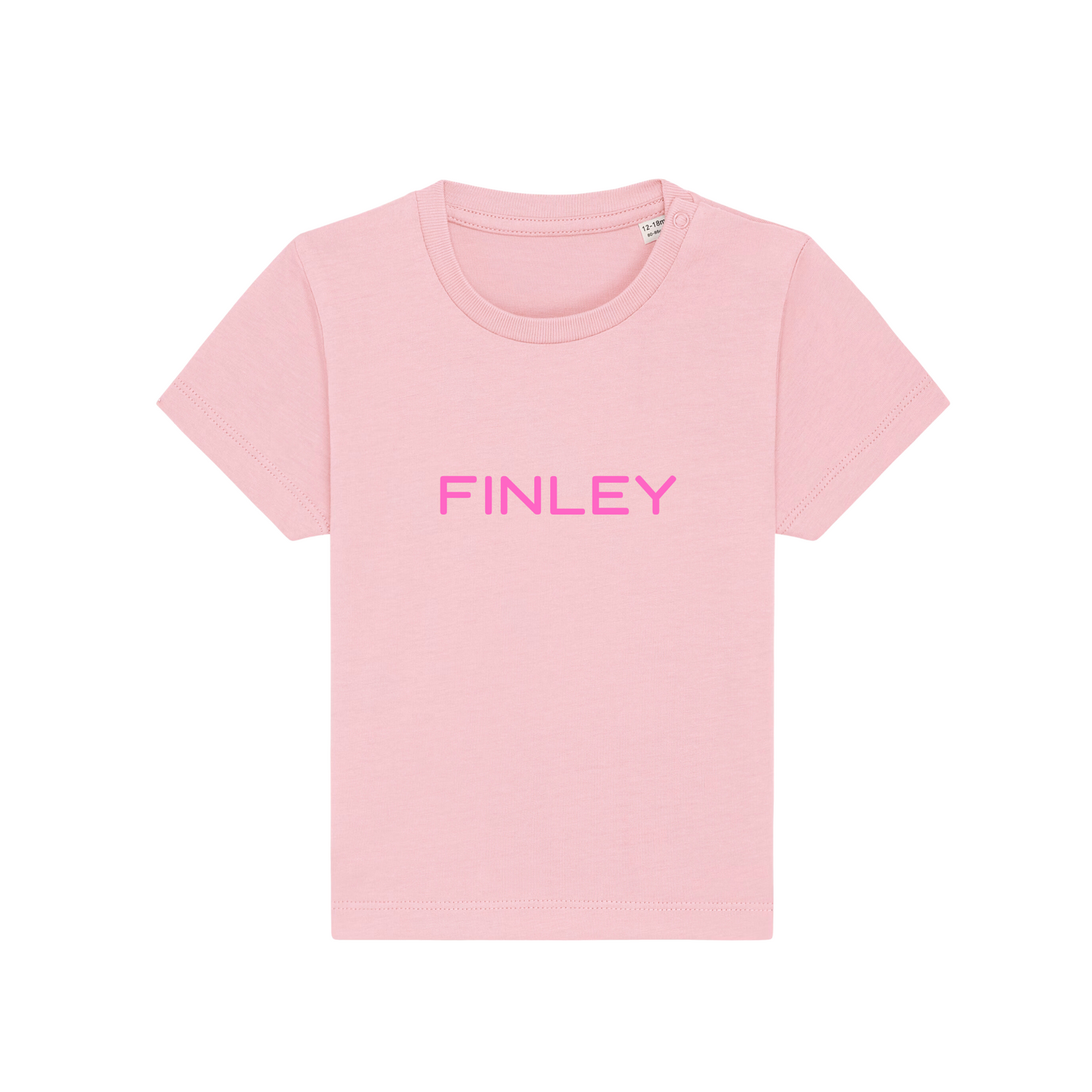 Personalised GOTS Organic Baby T-Shirt