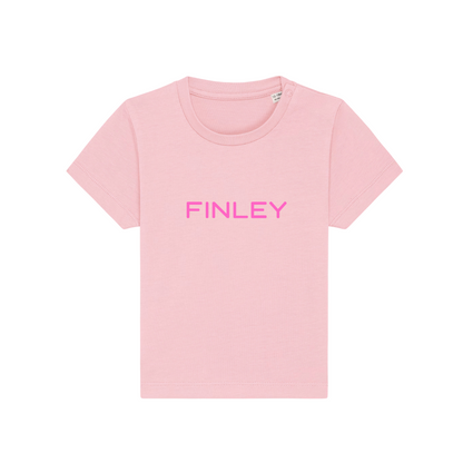 Personalised GOTS Organic Baby T-Shirt