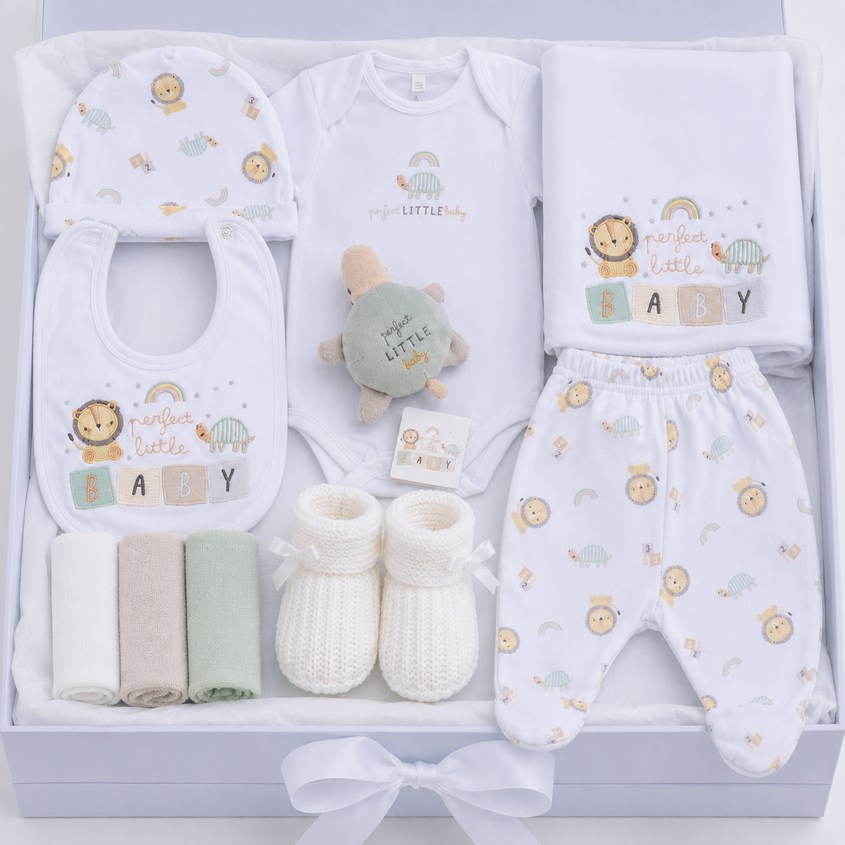 Baby Neutral Perfect Little Baby 9 Piece Gift Set