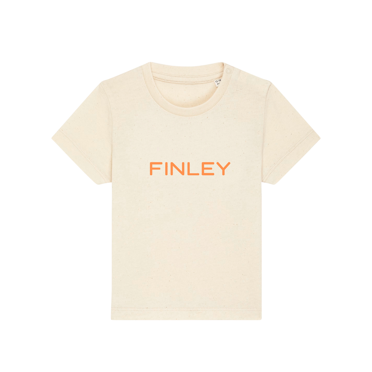 Personalised GOTS Organic Baby T-Shirt