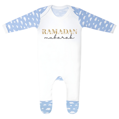 Classic Baby Cloud Sleepsuit - Ramadan Bloom
