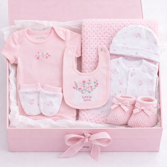 Baby Girls Little Love 7 Piece Gift Set