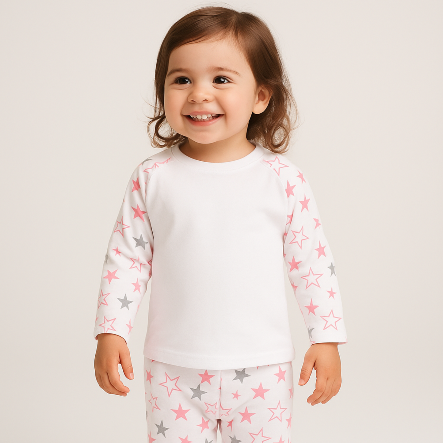 Personalised Baby & Kids Pyjamas - Star Print