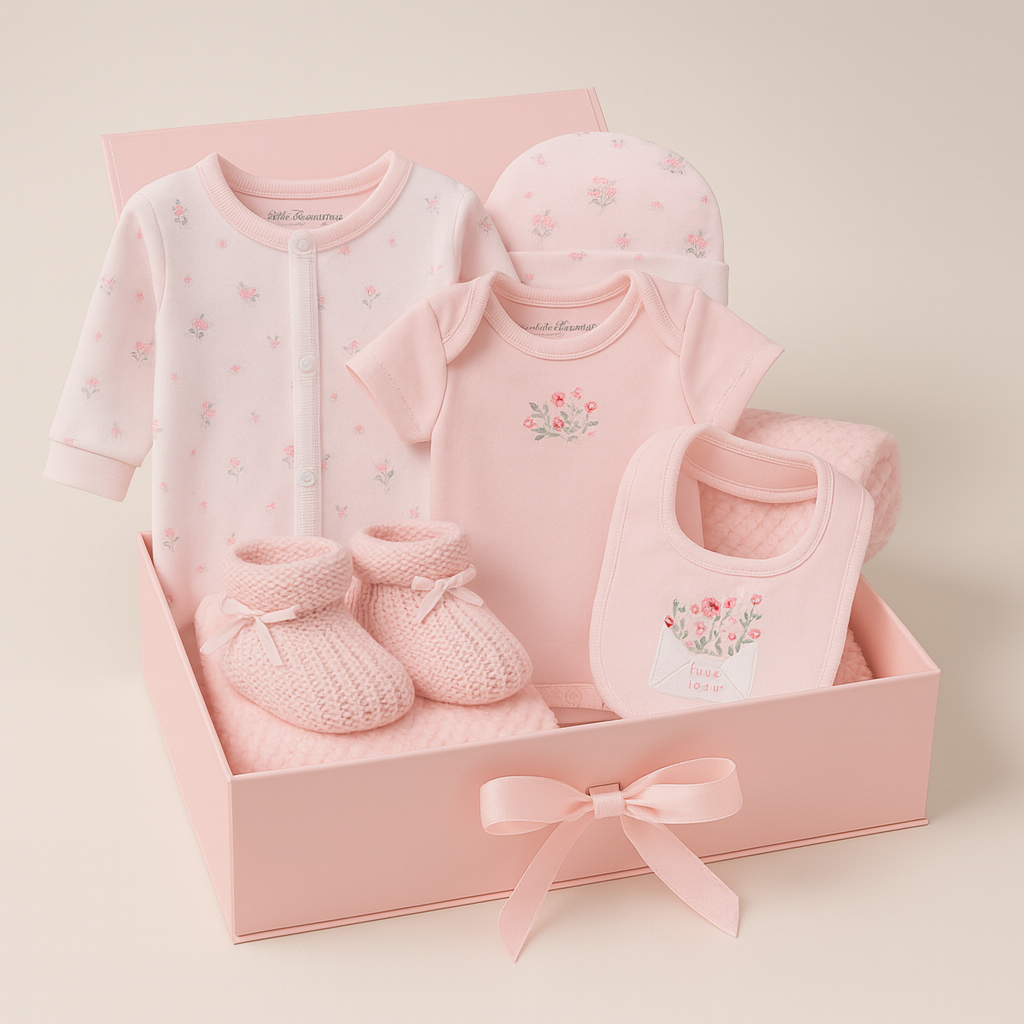 Baby Girls Little Love 7 Piece Gift Set