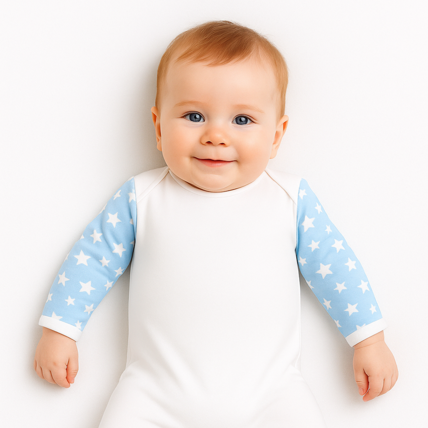 Personalised Baby Rompersuit – Cloud Print