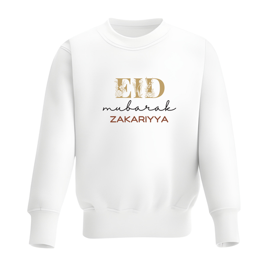 Personalised Eid Baby & Kids Sweatshirt – Eid Bloom