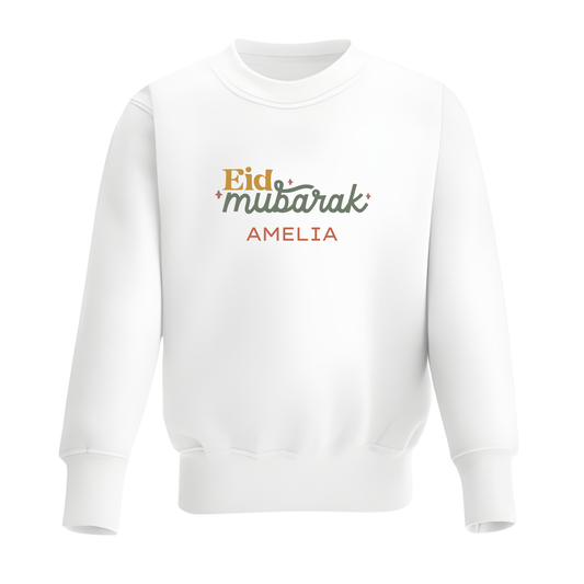 Personalised Eid Baby & Kids Sweatshirt – Eid Whirl