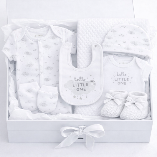 Baby Neutral Hello Little One 7 Piece Gift Set