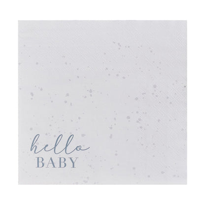 Hello Baby Neutral Baby Shower Napkins
