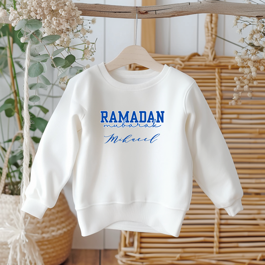 Baby & Kids Organic Sweatshirt - Ramadan Mubarak