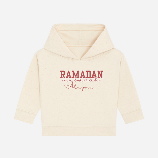 Organic Baby Hooded Sweatshirt - Ramadan Mubarak