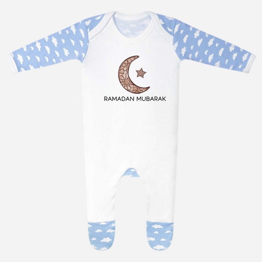 Baby Cloud Romper - Mosaic Moon