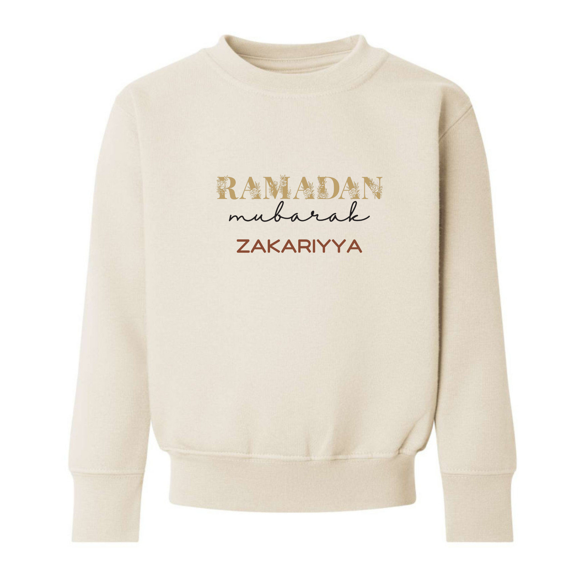 Personalised Ramadan Baby & Kids Sweatshirt – Ramadan Bloom