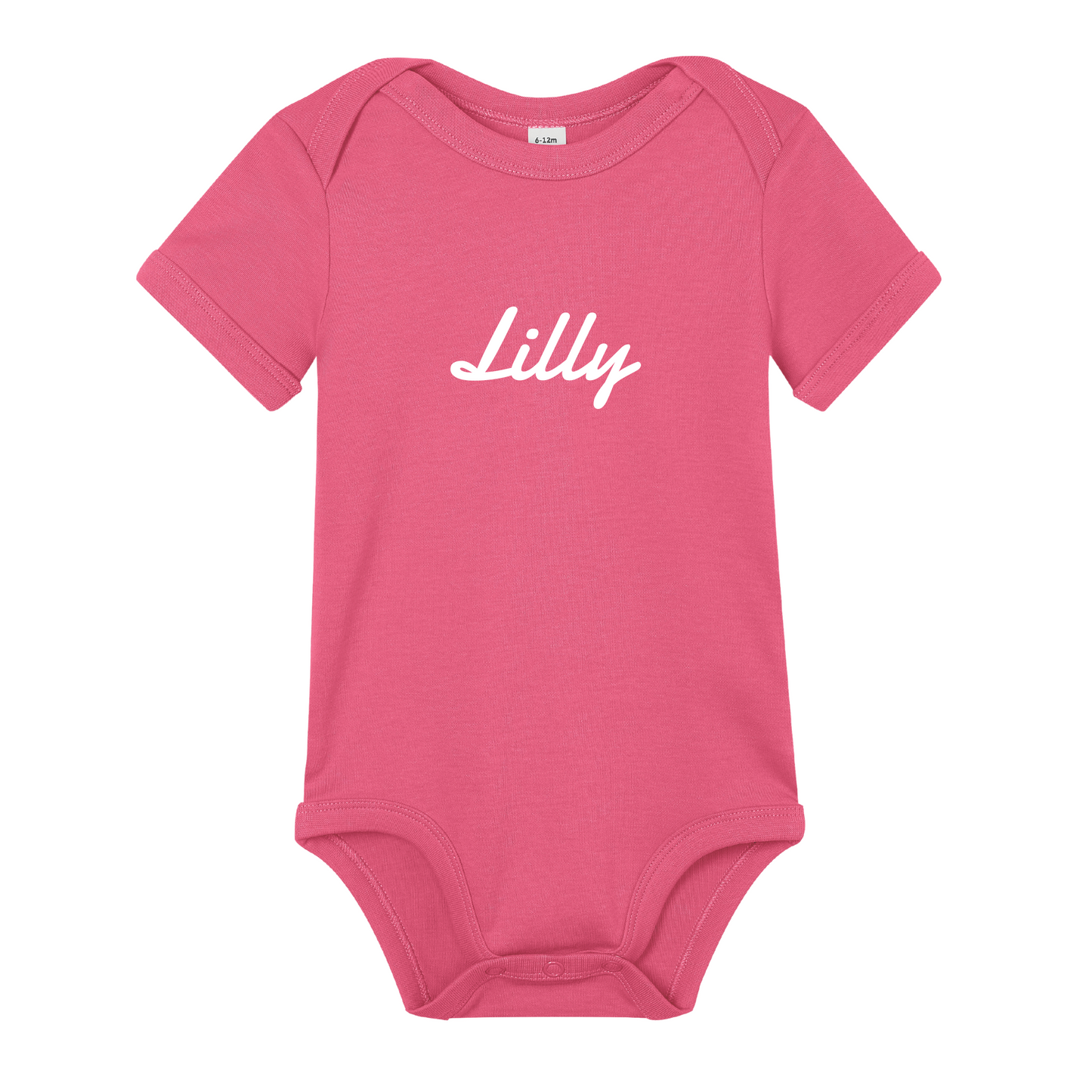 Personalised Organic Baby Bodysuit