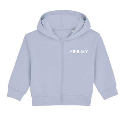 GOTS Organic Baby Zip Jacket - Personalised