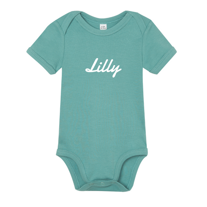 Personalised Organic Baby Bodysuit