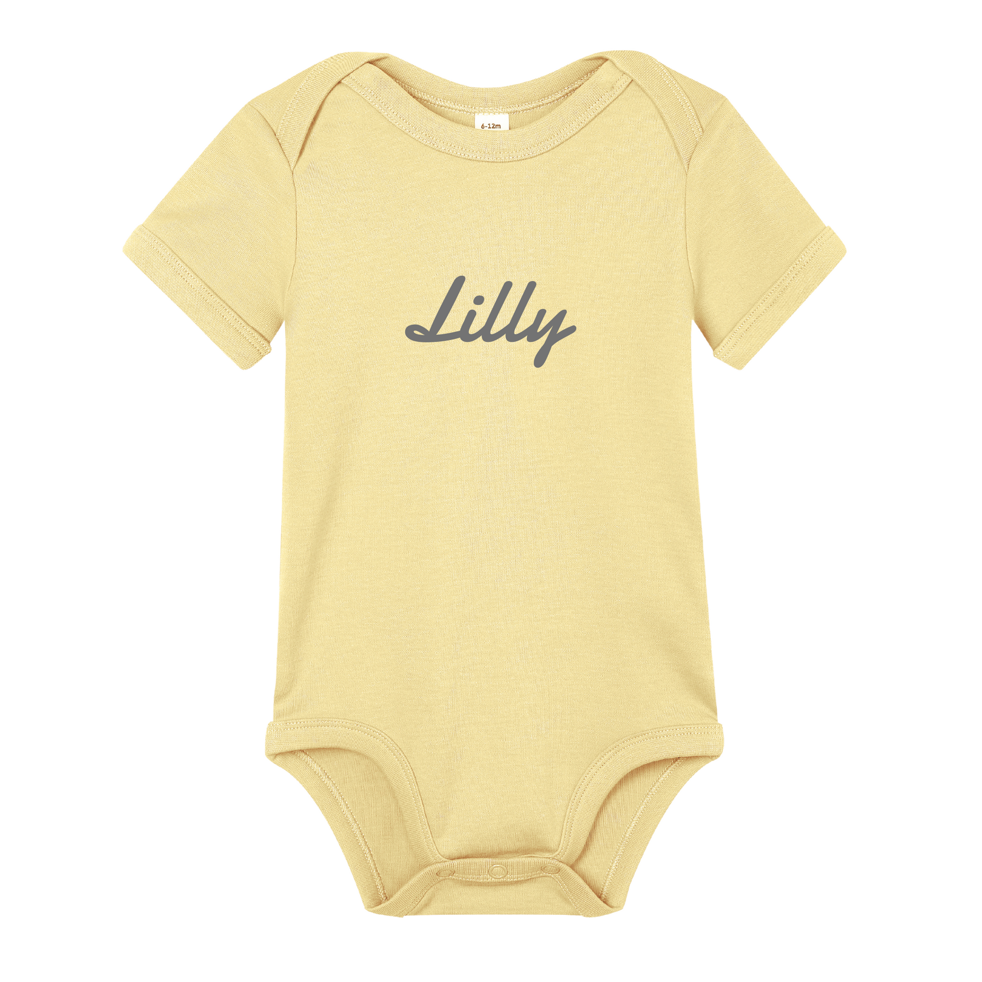 Personalised Organic Baby Bodysuit