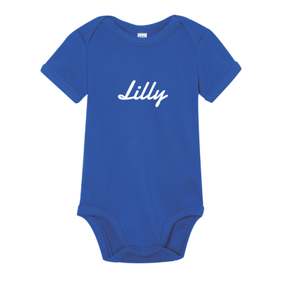 Personalised Organic Baby Bodysuit