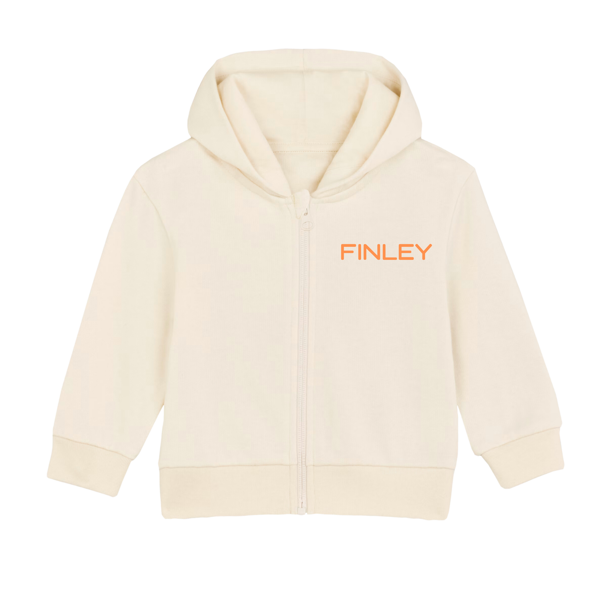 GOTS Organic Baby Zip Jacket - Personalised