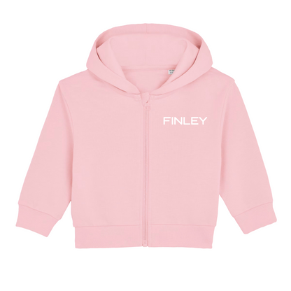 GOTS Organic Baby Zip Jacket - Personalised