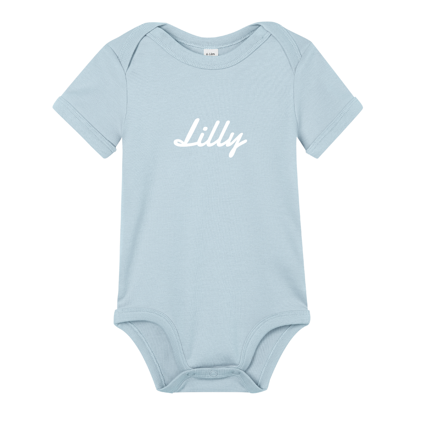 Personalised Organic Baby Bodysuit