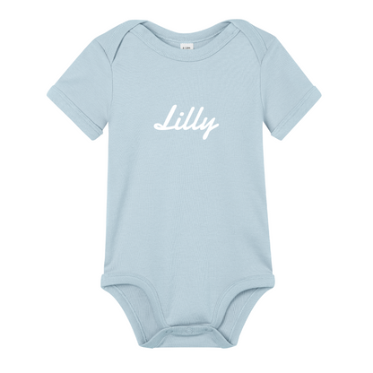 Personalised Organic Baby Bodysuit