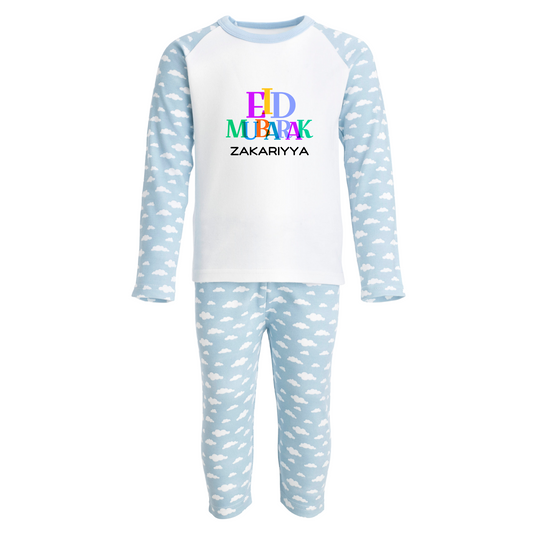 Personalised Eid Baby & Kids Pyjamas – Eid Radiance