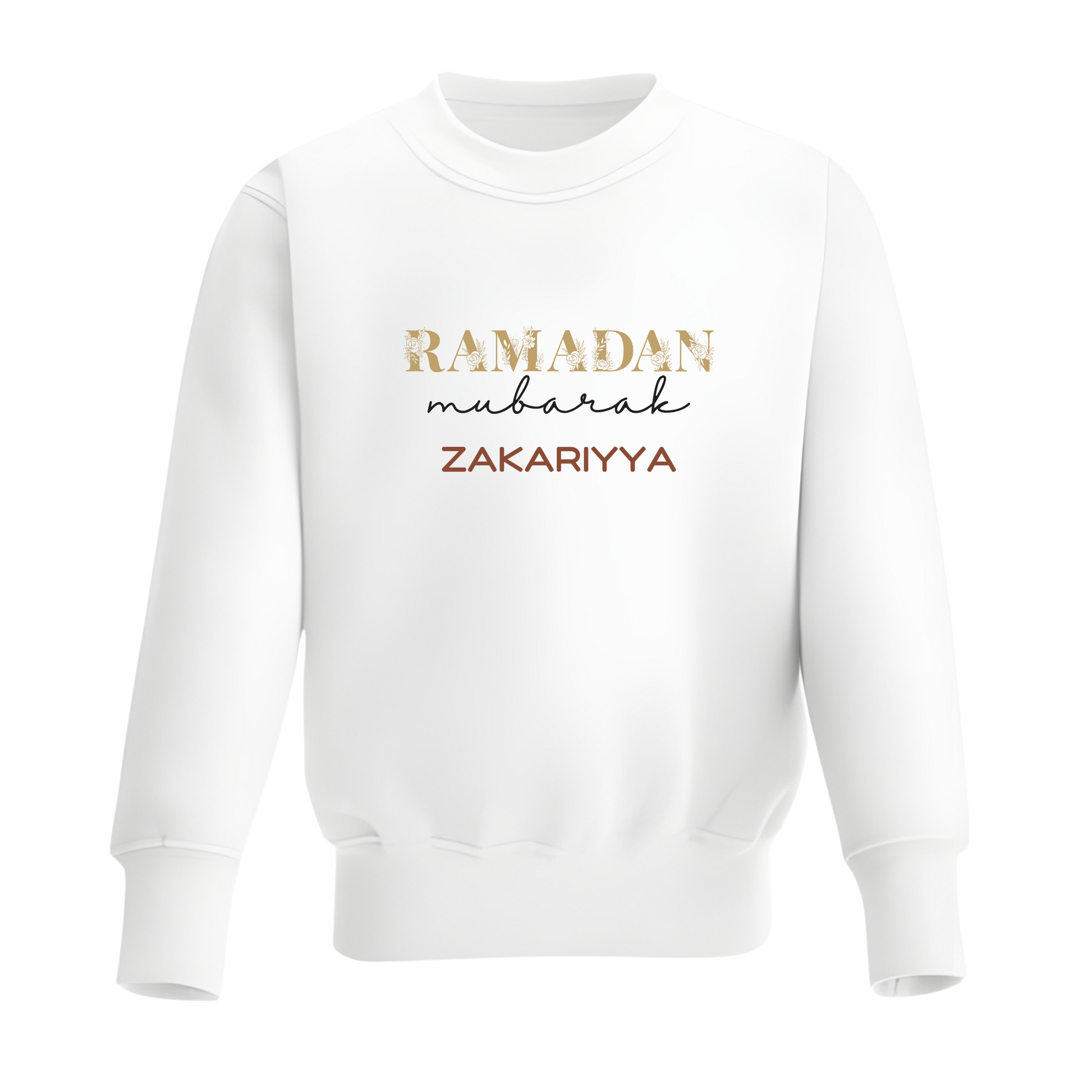 Personalised Ramadan Baby & Kids Sweatshirt – Ramadan Bloom