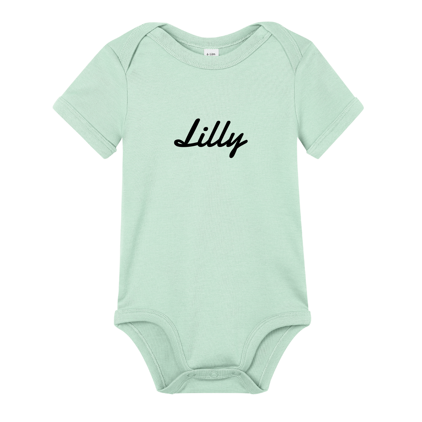 Personalised Organic Baby Bodysuit