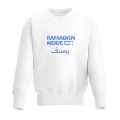 Personalised Ramadan Baby & Kids Sweatshirt – Ramadan Mode On