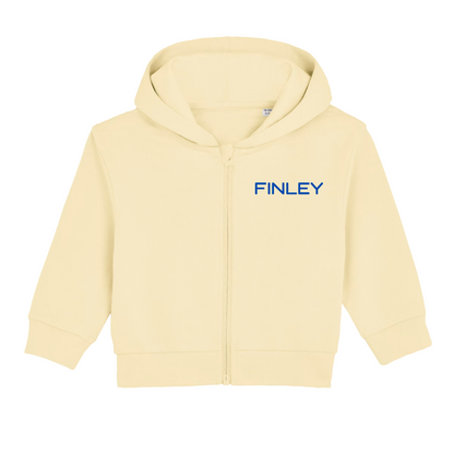 GOTS Organic Baby Zip Jacket - Personalised