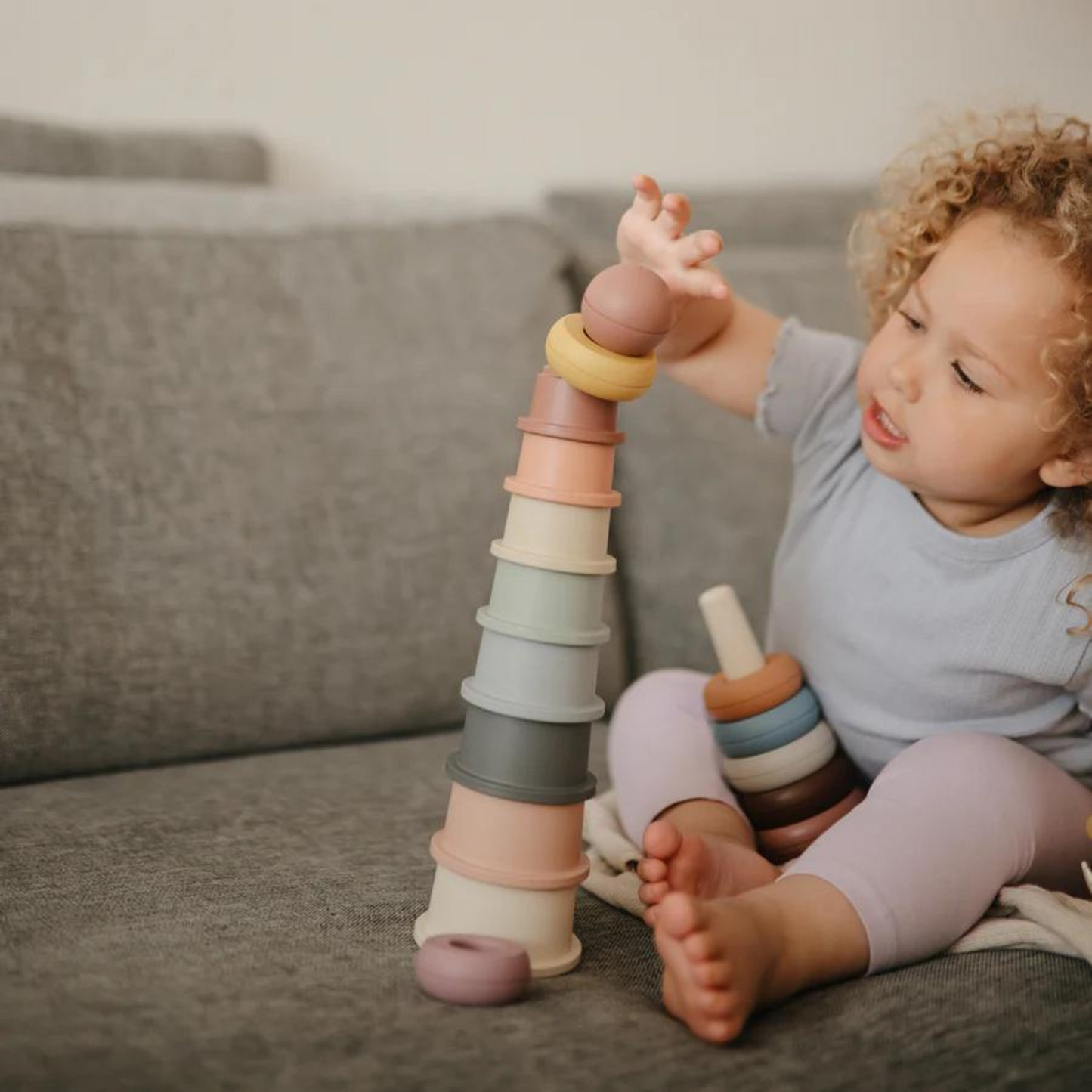 Mushie Stacking Cups Toy