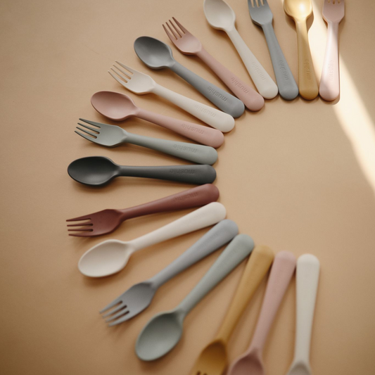 Mushie Fork & Spoon Set